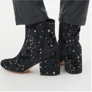 Margot Constellations Stars Moon Boho Velvet Peasant Hipster Hippie Art Boots